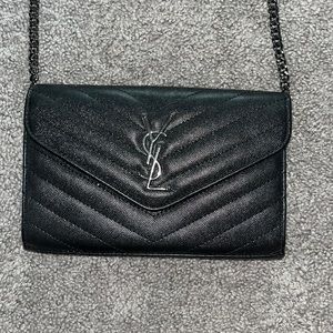Black Y S L bag
